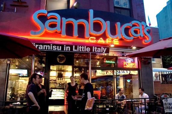 Click to enlarge Sambuca, 105 Mulberry St, Little Italy NYC
